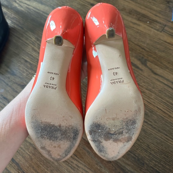 Prada Coral Peep-Toe - Picture 3 of 4